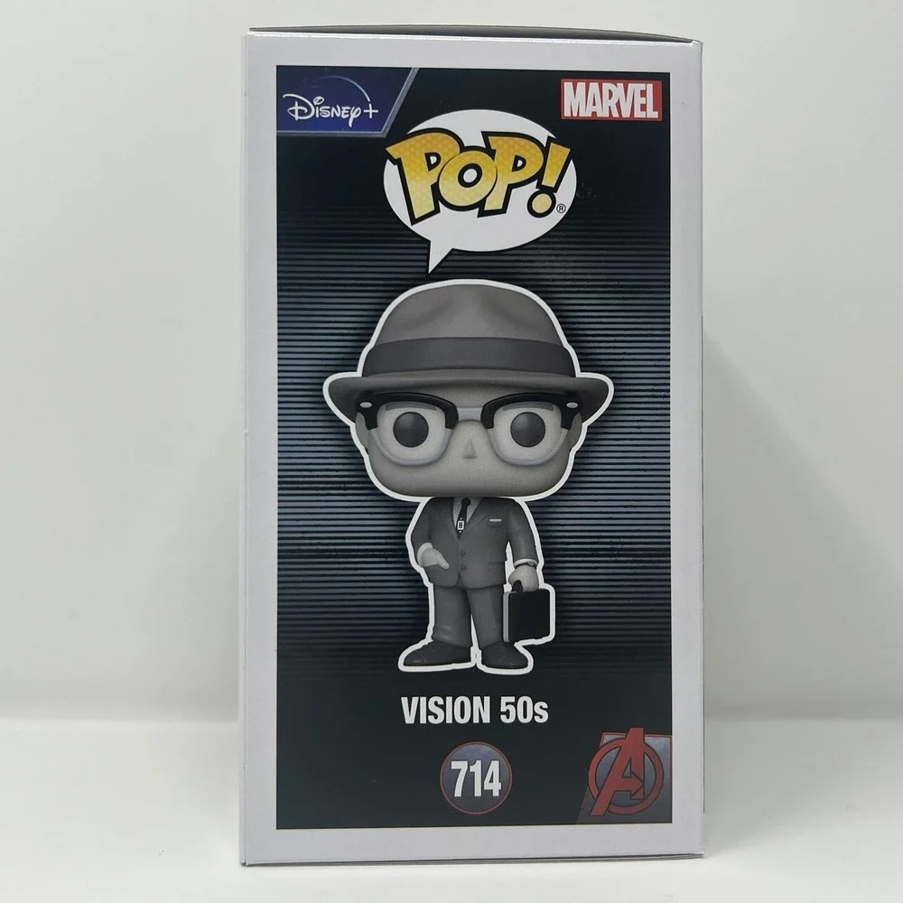 Funko Pop WandaVision #714 Vision 50s Vinyl Bobble Head collectible toy Figure